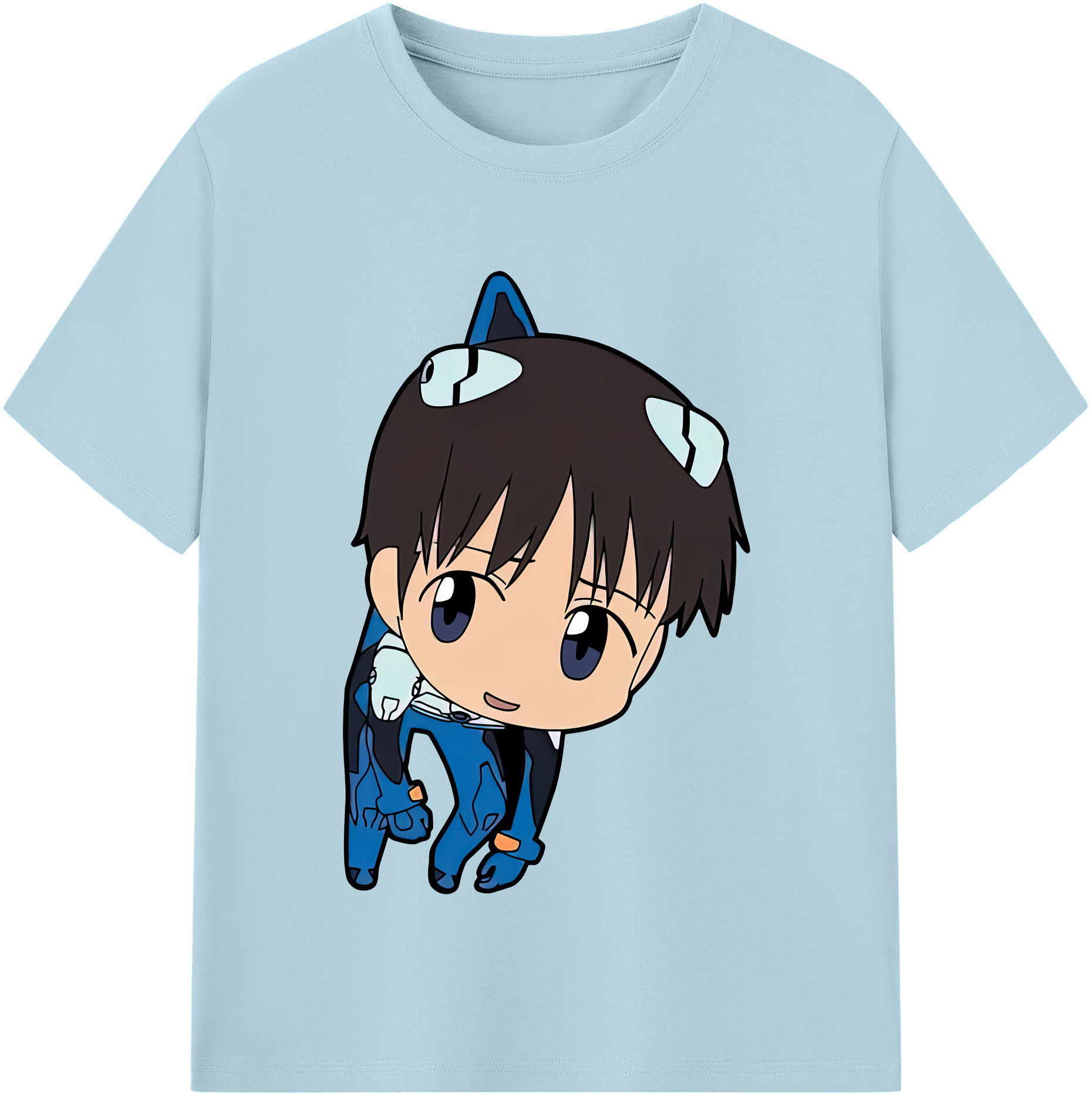 （画像用） EVA 新世紀エヴァンゲリオン 綿100％半袖Tシャツ（フロントプリント）